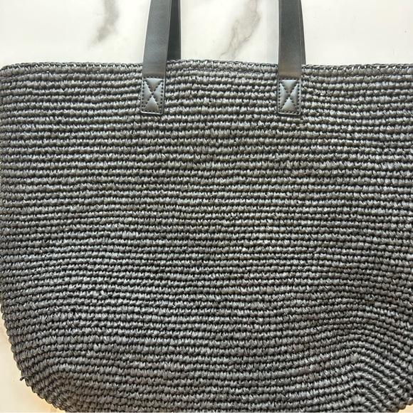 DKNY black wicker Tote Bag - Picture 2 of 5